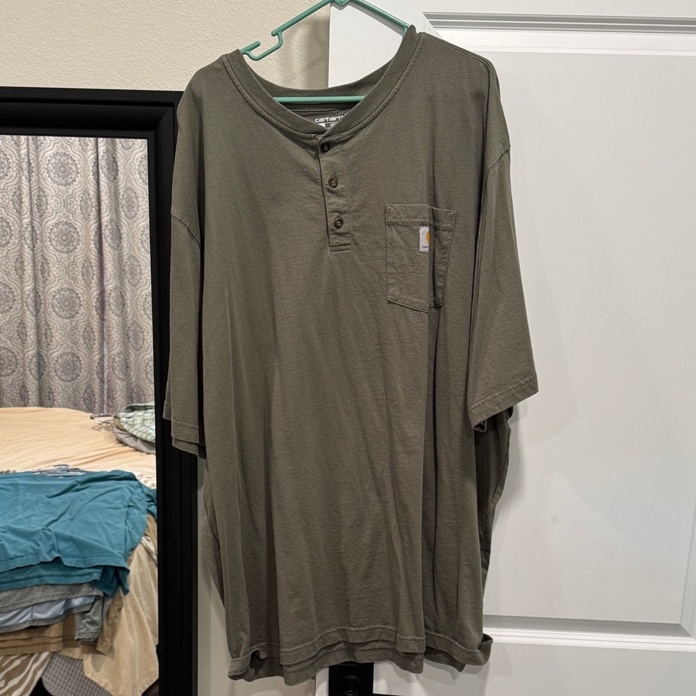 Carhartt Dark Olive Loose Fit T-Shirt 4XL